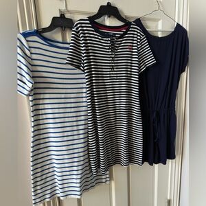 2/$10 Lot of 3 -Tee Shirt Dresses/Romper